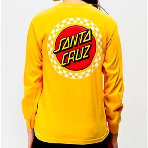 Santa Cruz yellow long sleeve